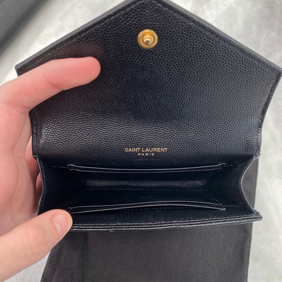 💥SOLD SAINT LAURENT MONOGRAM SMALL ENVELOPEWALLET - Picture 7 of 9